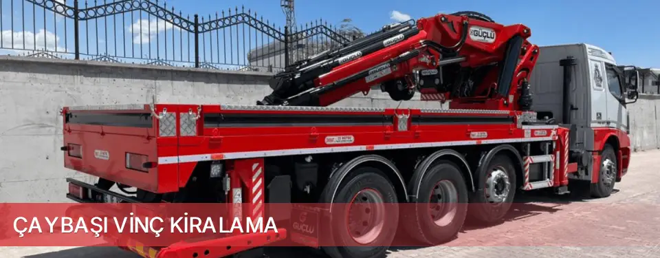 Çaybaşı İlçemi Vinç Kiralama